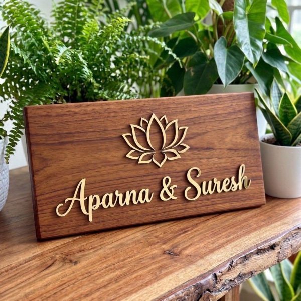 Personalized Rustic Wooden Family Name