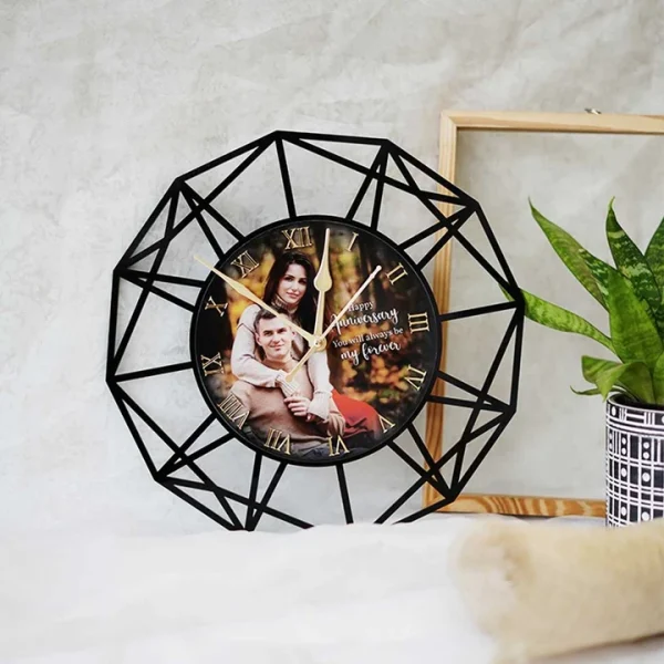 Customized Acrylic Photo Wall Clock