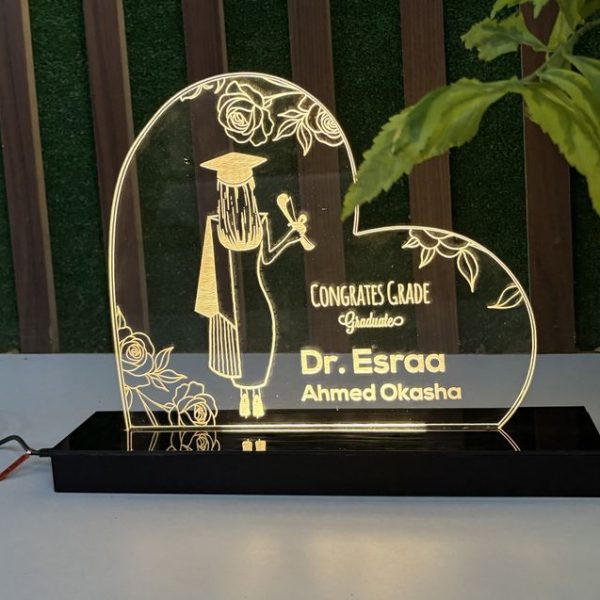 Personalized Graduation LED Light Acrylic Plaque